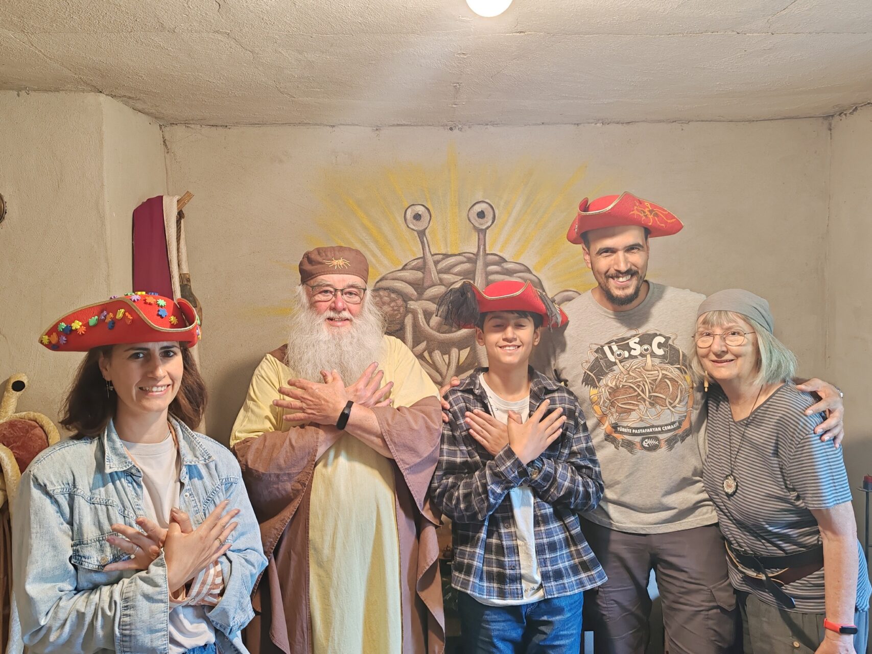 Erinnerungsbild vor dem Monster