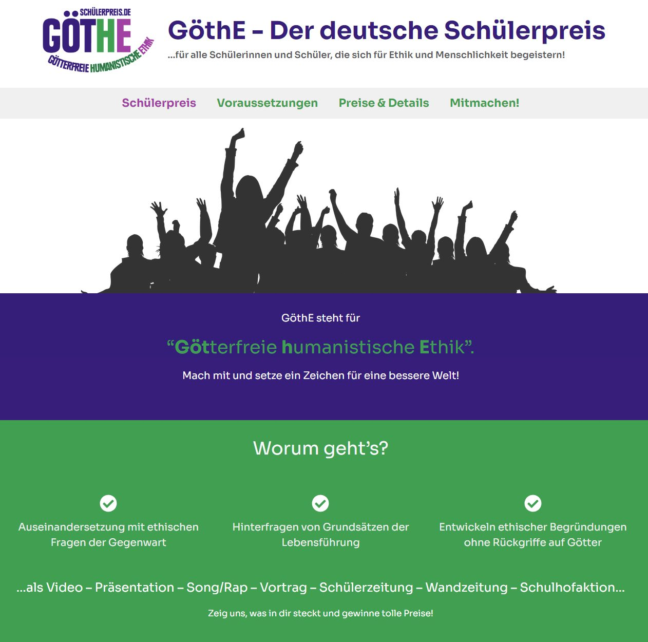 GöthE – Der Deutsche Schülerpreis
